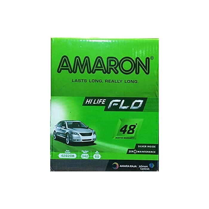 Amaron GO 42B20R Amaron Car Battery with old battery